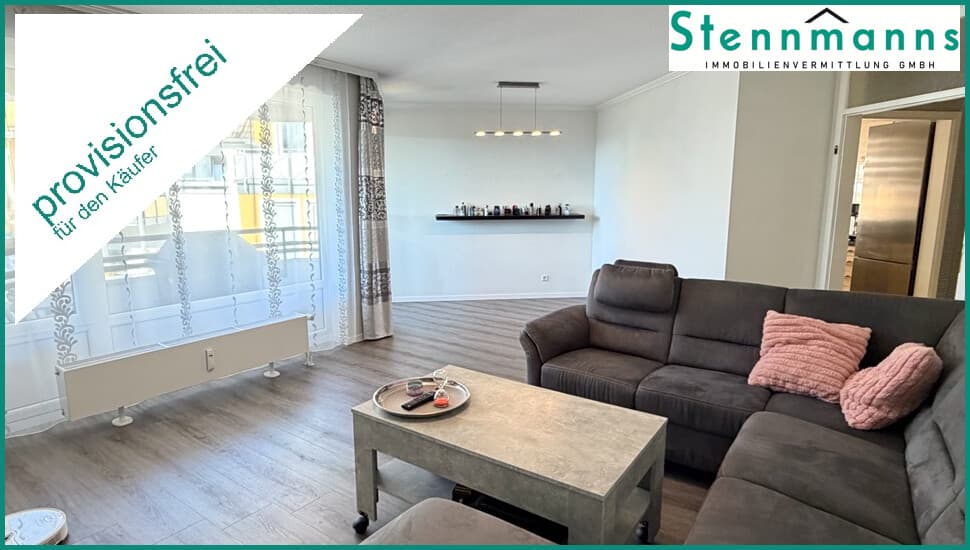 FÜR DIE FAMILIE IN DER INNENSTADT REMSCHEID: 4 ZIMMER-WOHNUNG MIT BALKON UND GARAGE