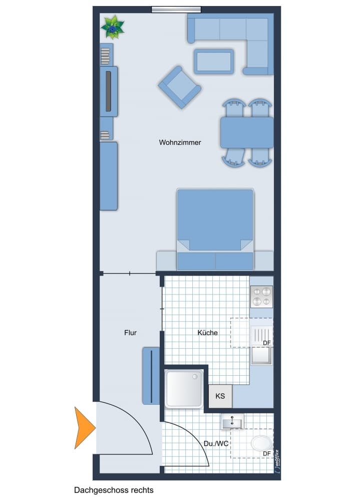 Erstbezug nach Renovierung! Gemütliche Dachgeschoss Wohnung in ruhiger Lage Wellenkamp
