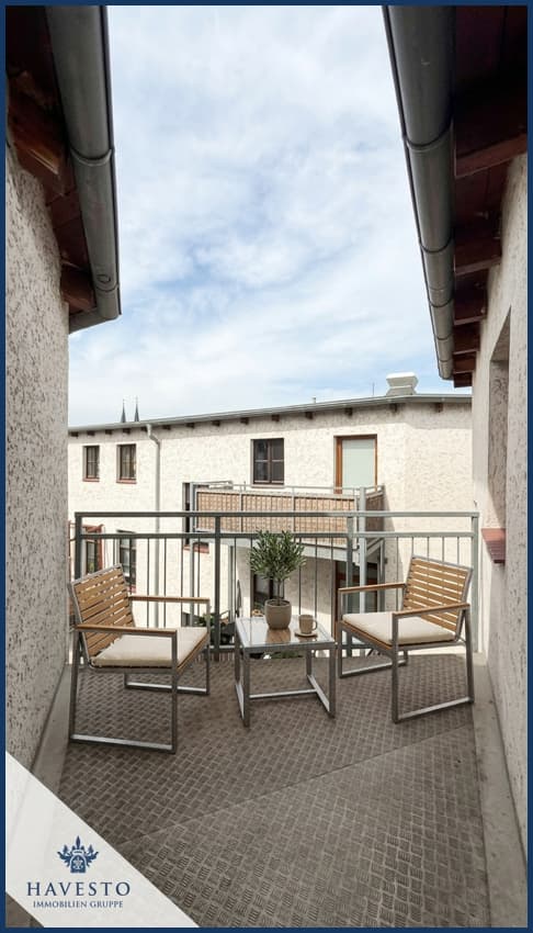 Charmante 3-Zimmer-Dachgeschosswohnung mit Balkon zum Innenhof – ca. 78,75 m²