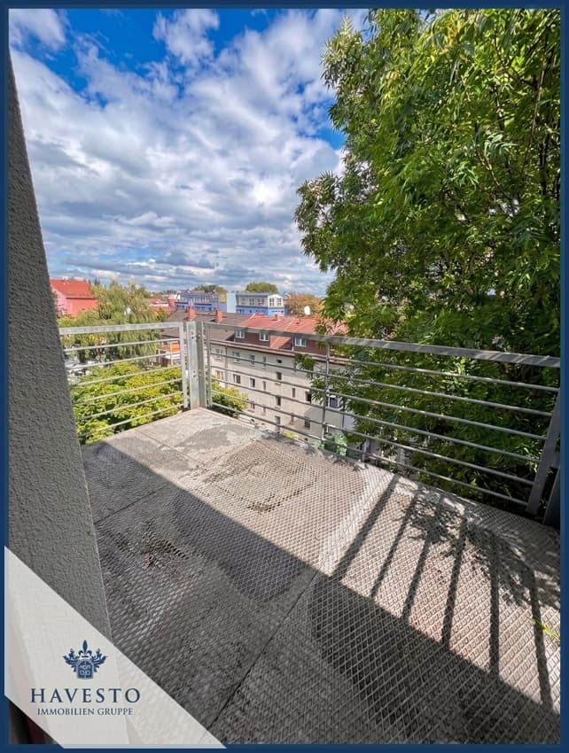 Gepflegte 2-Zimmer-Dachgeschosswohnung, 61,60 m², mit Balkon und hochwertiger Ausstattung