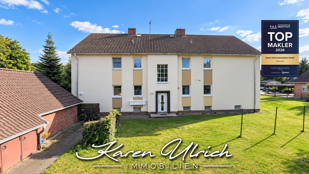 Gepflegtes Mehrfamilienhaus mit großem Grundstück und Entwicklungsmöglichkeiten in Hittfeld