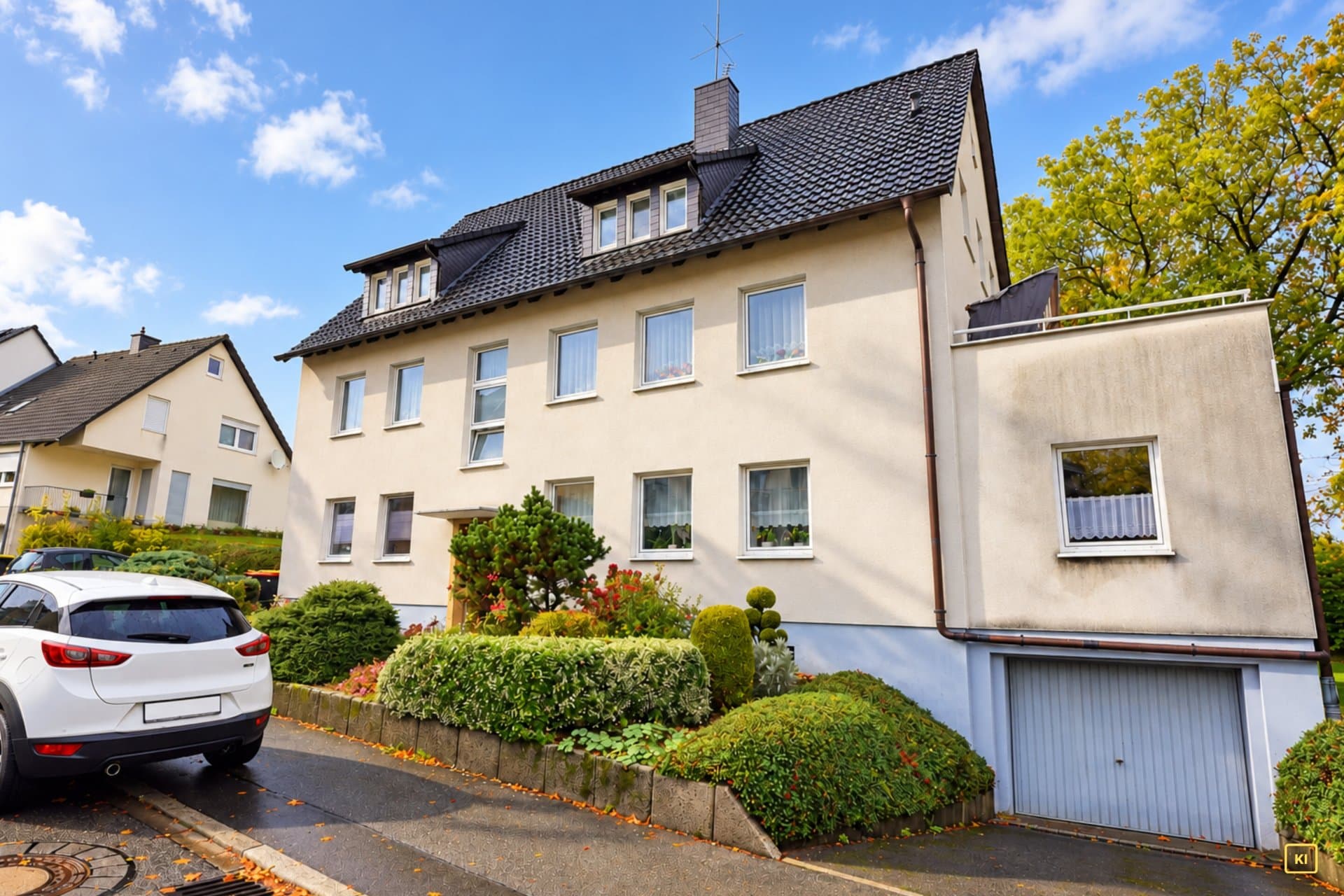 Rund 45 m² große 2-Zimmer-Erdgeschosswohnung mit Tageslichtbad und Gartennutzung in Berchum