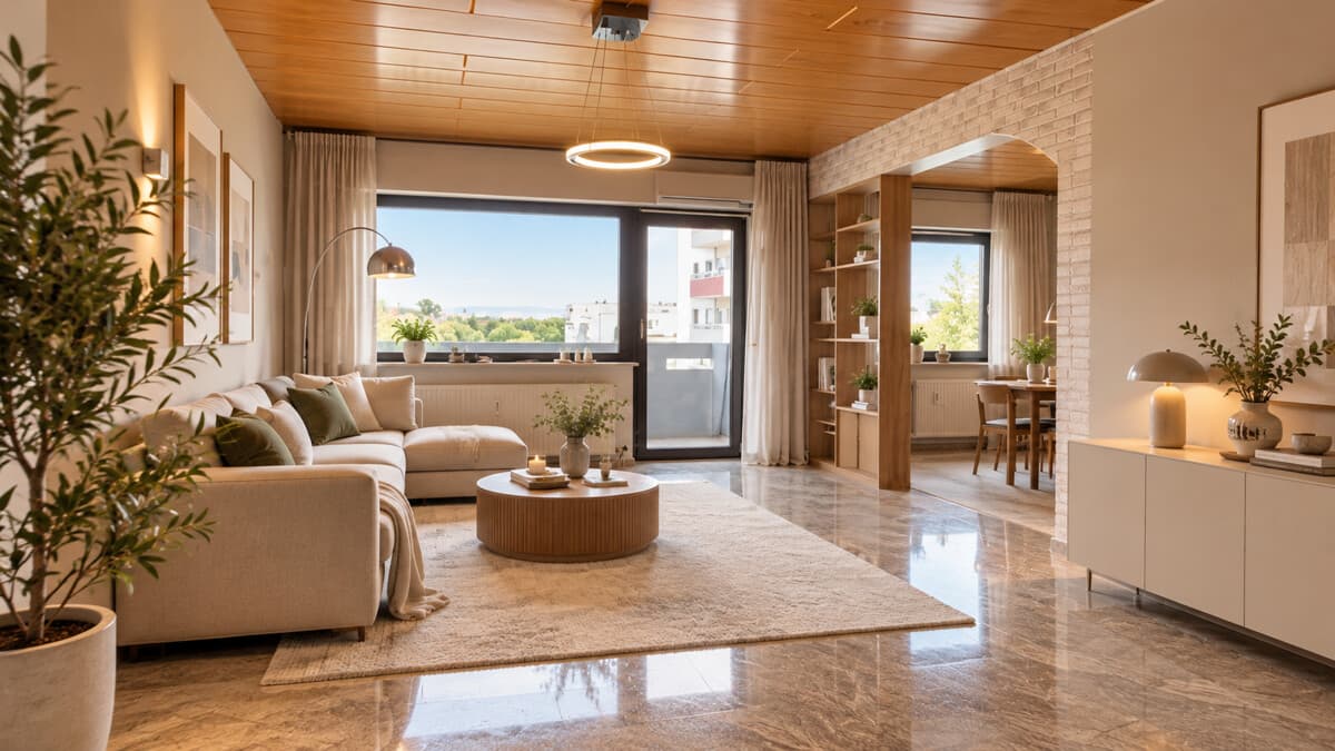 3-Zimmer-Wohnung mit Loggia, Klimaanlage und Aufzug