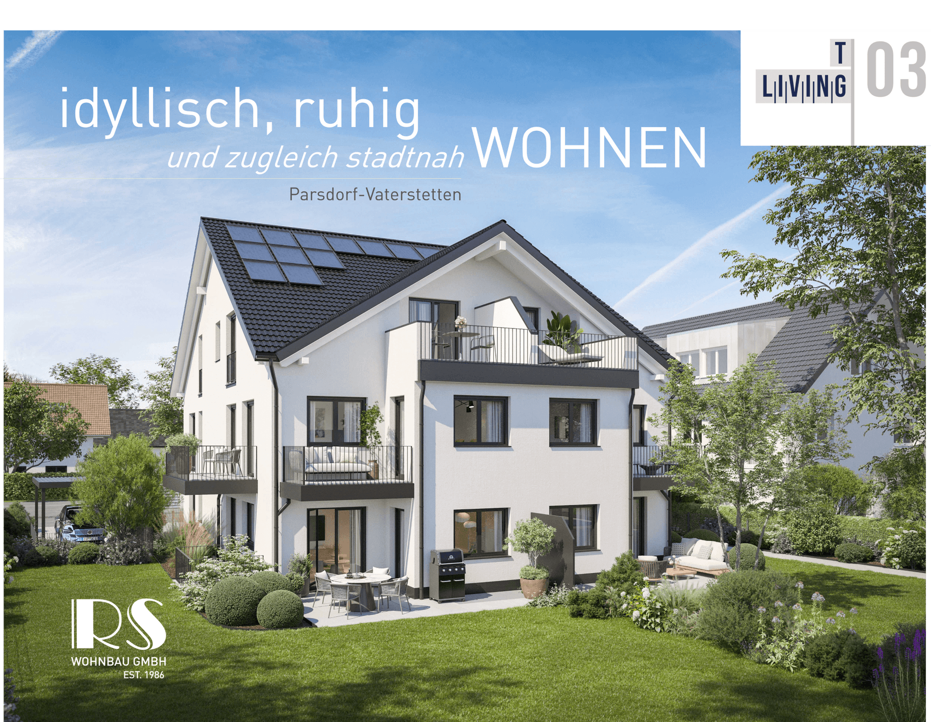 RESERVIERT: 3-Zimmer-Neubau-Wohnung inkl. zwei taghellen, wohnlich ausgebauten Räumen im Souterrain