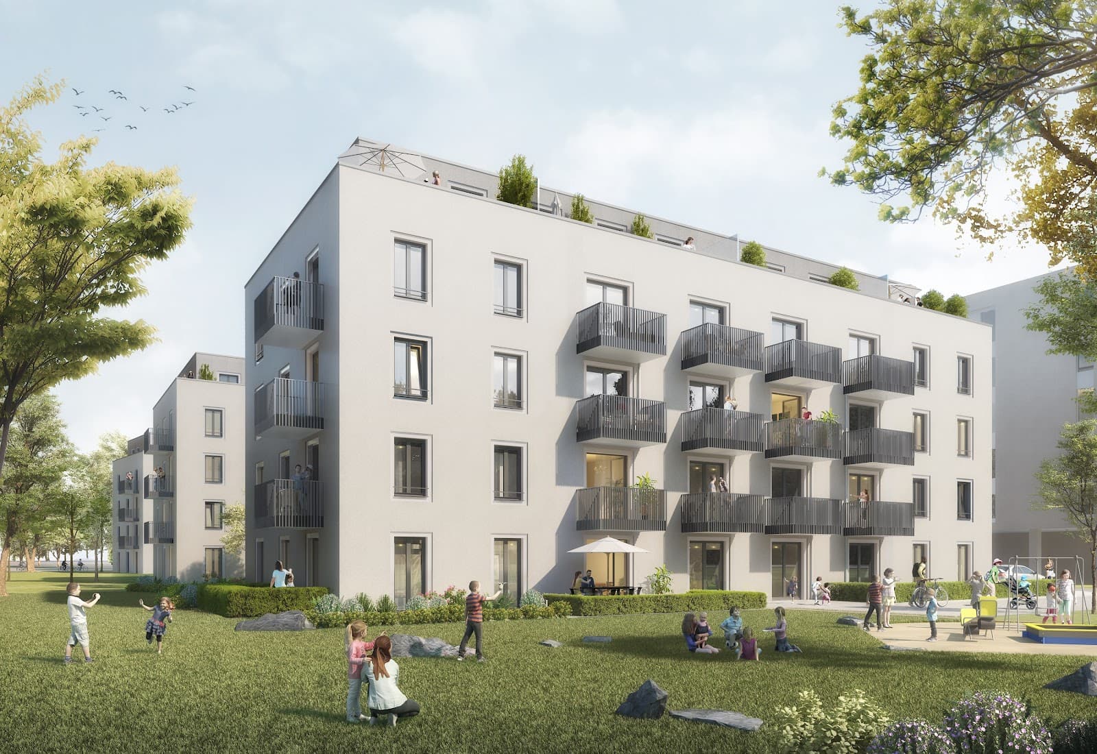 Familienwohnung im Neubau