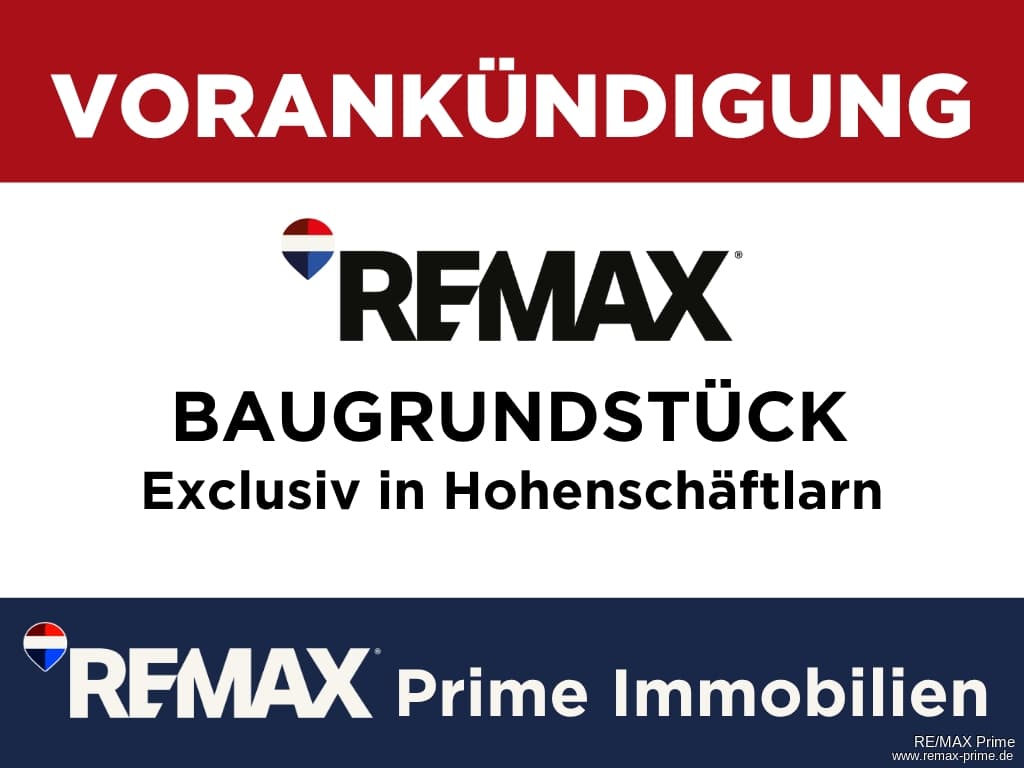 Vorankündigung | 1.100 m² Hohenschäftlarn – Baubescheid für Dreispänner