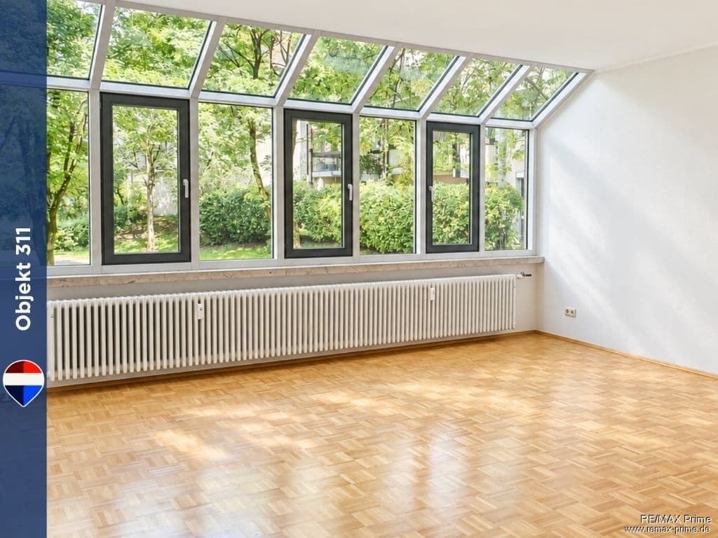Ruhige 2-Zimmer-Erdgeschosswohnung mit geschützter Ostterrasse in München-Bogenhausen