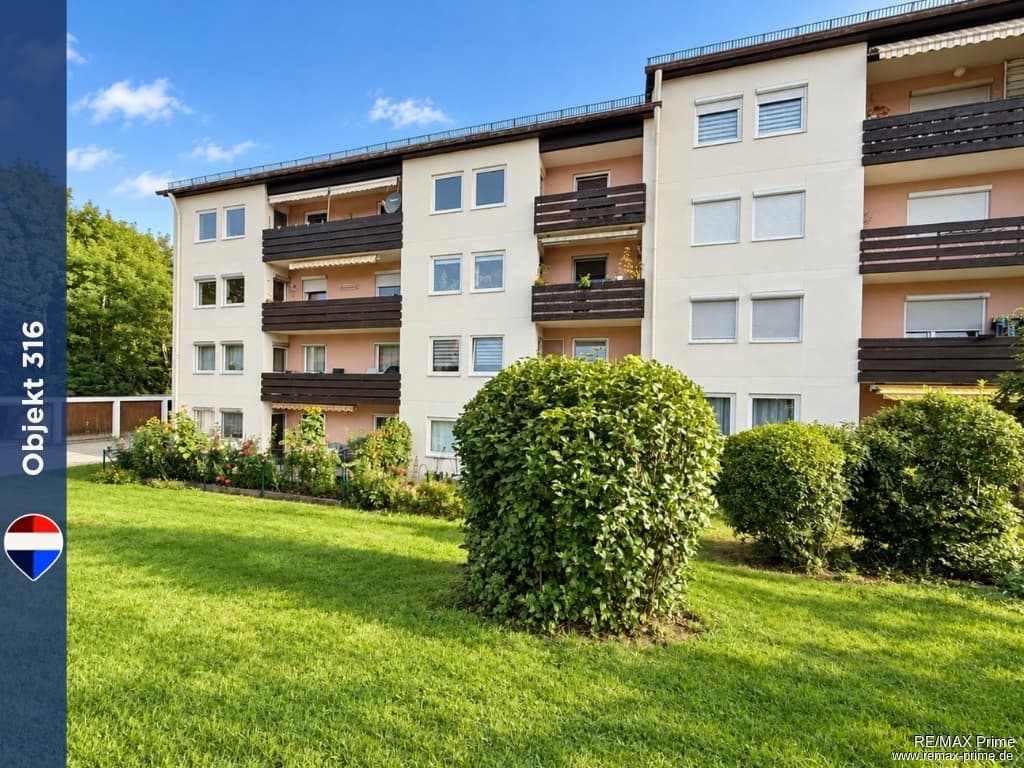 4-Zimmer-Wohnung in ruhiger Lage von Miesbach – Südbalkon, Stellplatz & vermietet
