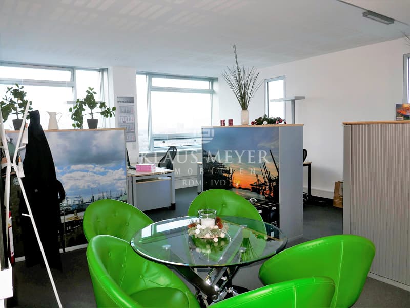 Büro mit Ausblick 3. OG Süd, zentral in Altona, TG, Provisionsfrei,