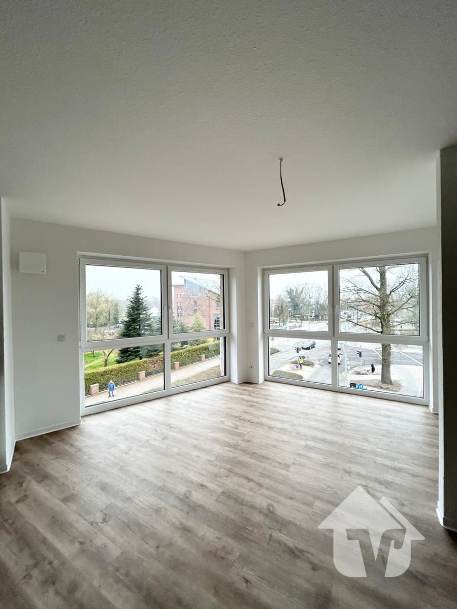 2-Zimmer-Wohnung im 2. Geschoss mit Blick über die Dächer von Papenburg