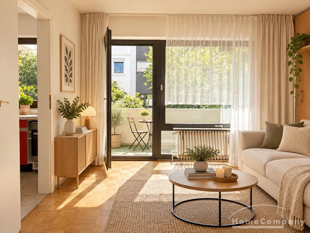 Neu möbliertes Apartment mit Balkon