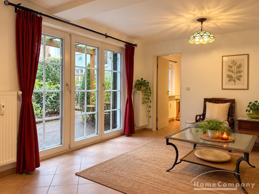 Möblierte 2-Zimmer-Wohnung mit Terrasse in Schwabing