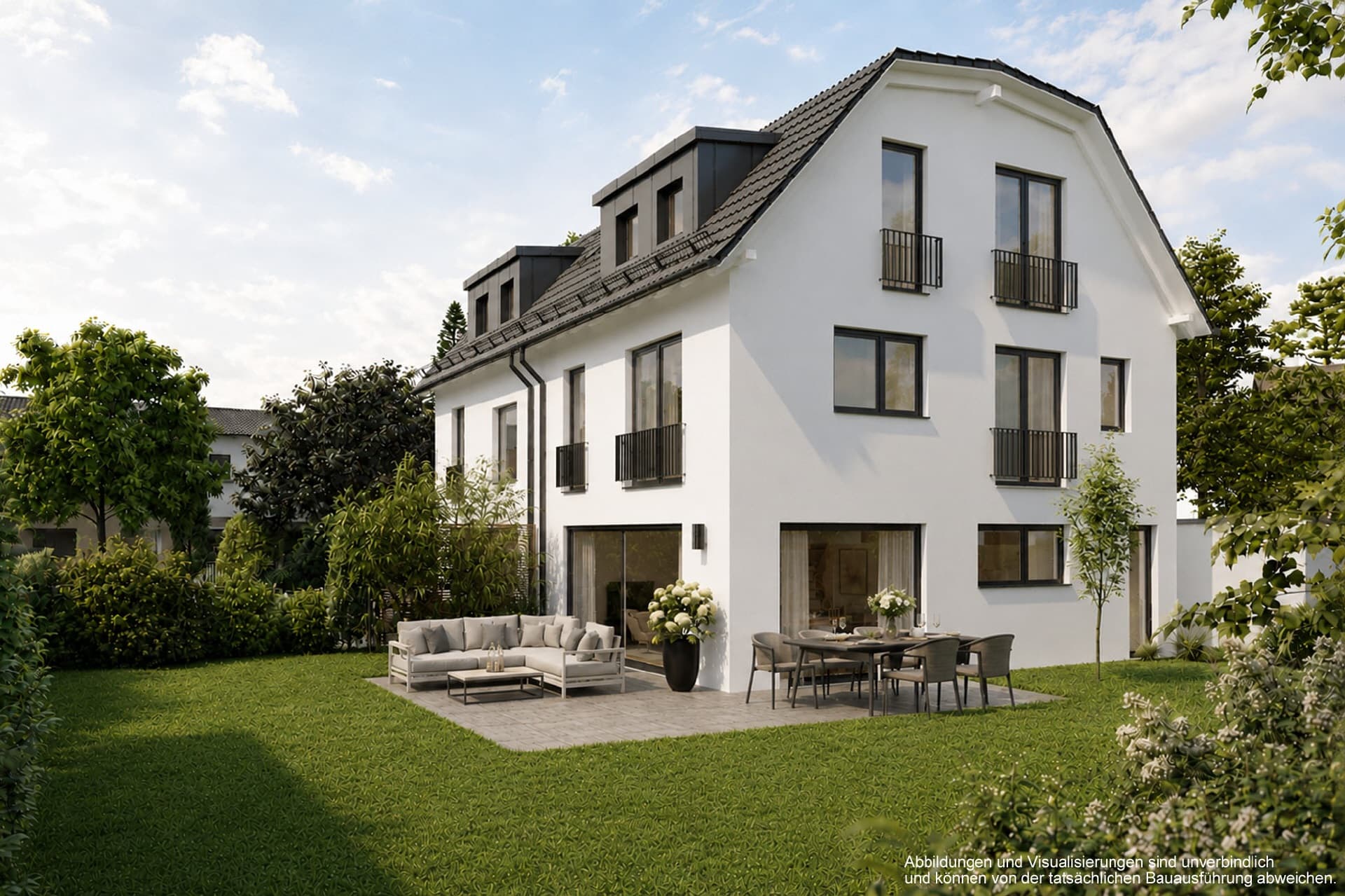 AIGNER - Familienglück im Neubau: Doppelhaushälfte mit Energieeffizienz A+ und Süd-/ Ostgarten