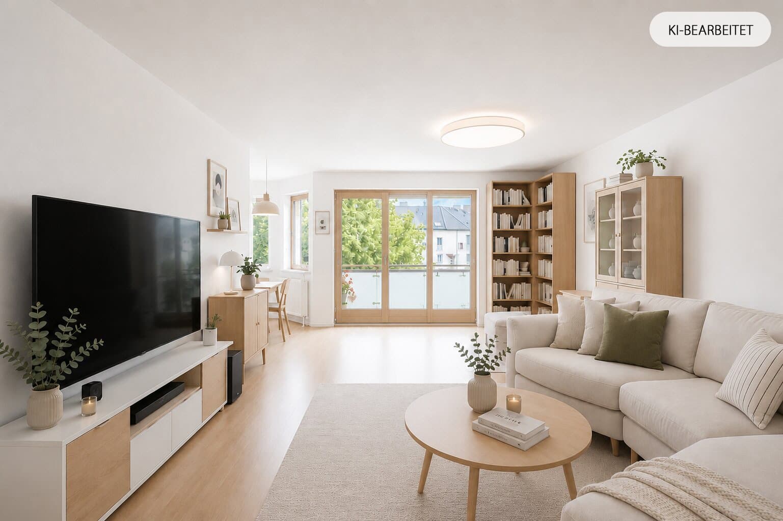 AIGNER - Wohnkomfort auf zwei Ebenen: geräumige Maisonettewohnung mit Südbalkon