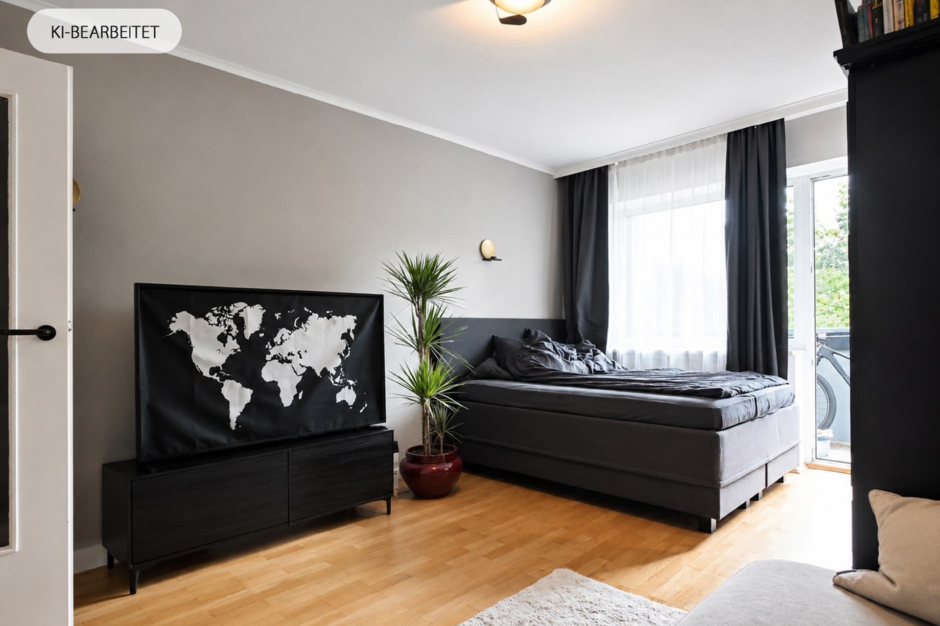 AIGNER- Attraktive 1-Zimmer-Wohnung mit Ostbalkon in gepflegtem Zustand