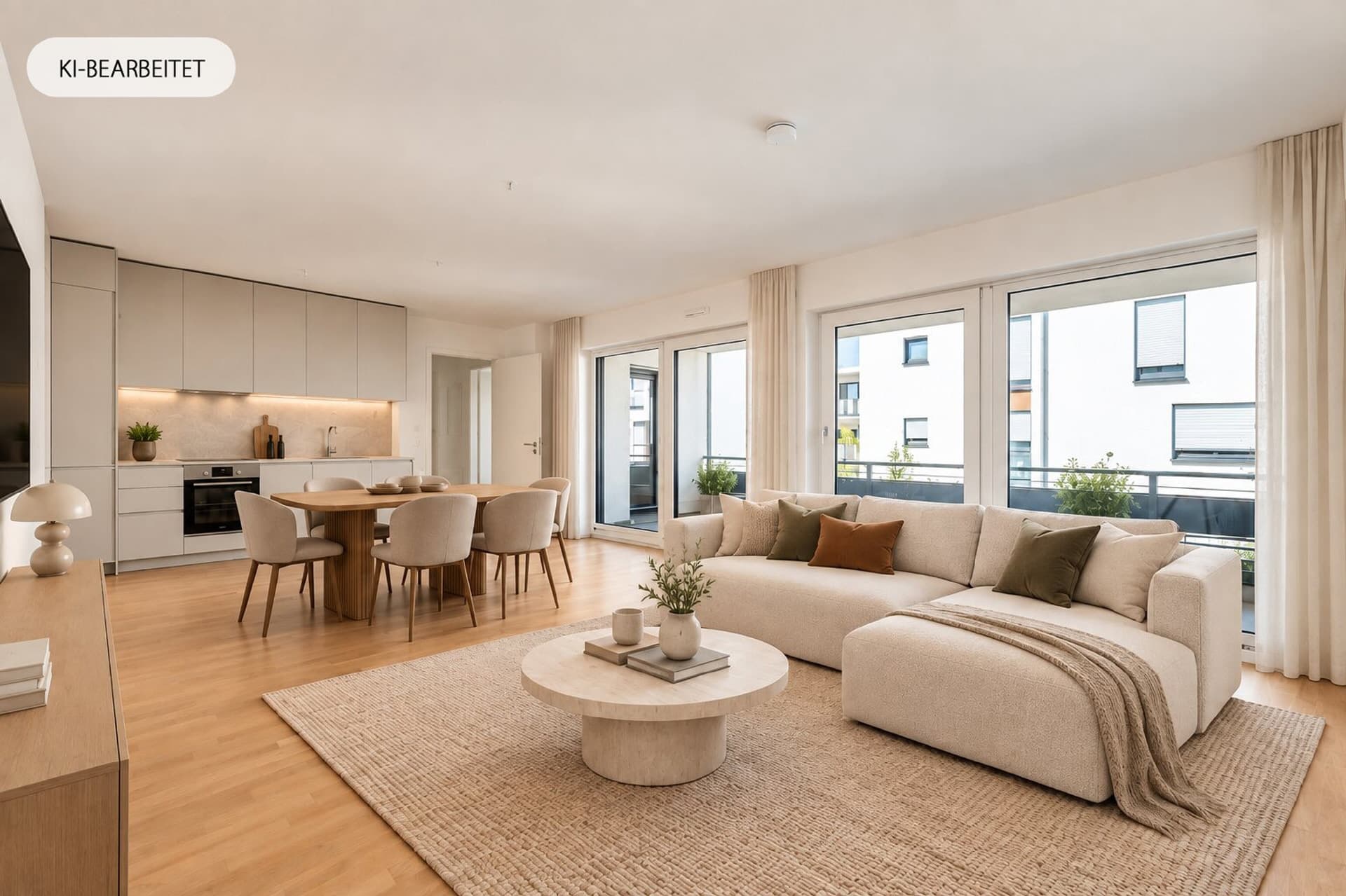 AIGNER - Moderne 4-Zimmer-Wohnung mit West-Ausrichtung in Allach