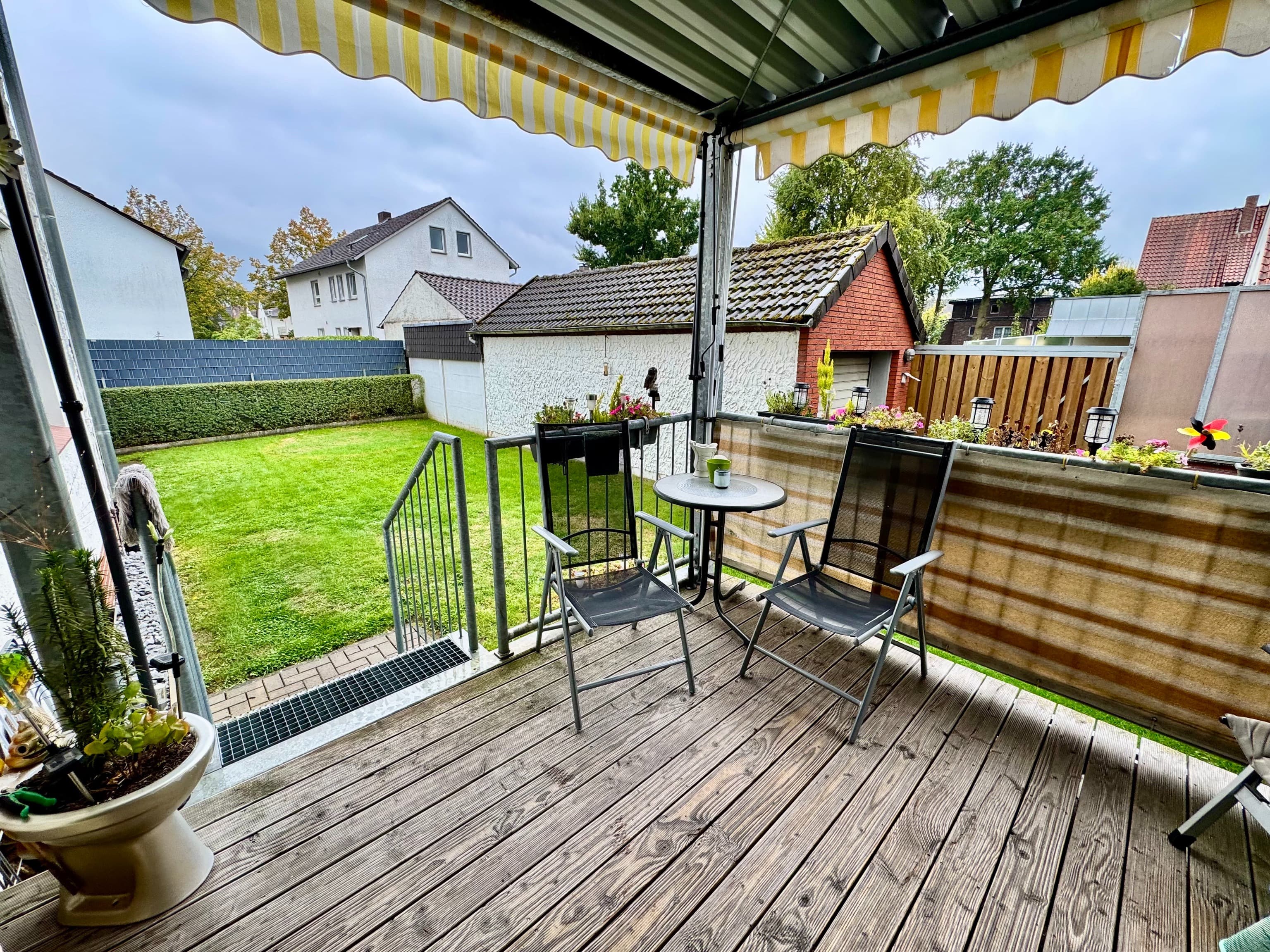 Gut aufgeteilte 3 Zi.-Whg. Hochparterre, schöner Balkon, Garage, 33330 Gütersloh