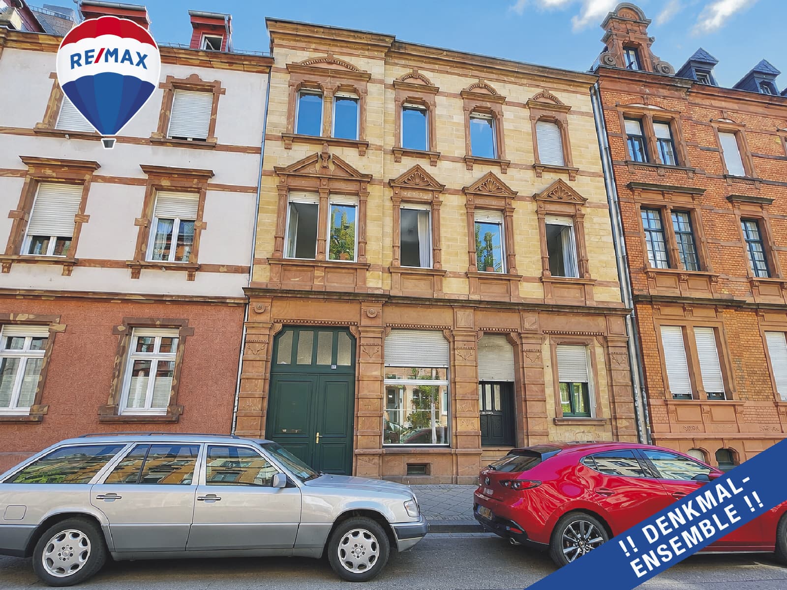 Gründerzeitliches Ensemble-Juwel in Saarbrücken-St. Johann:
MFH mit 4 WE + Innenhof + Lagergebäude