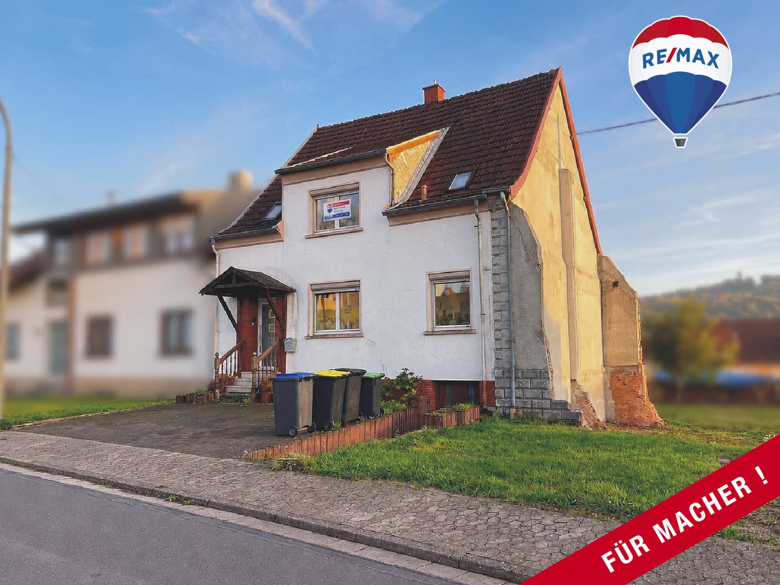 Ein Projekt für Macher:
Reihenendhaus in gefragter Wohnlage von Theley