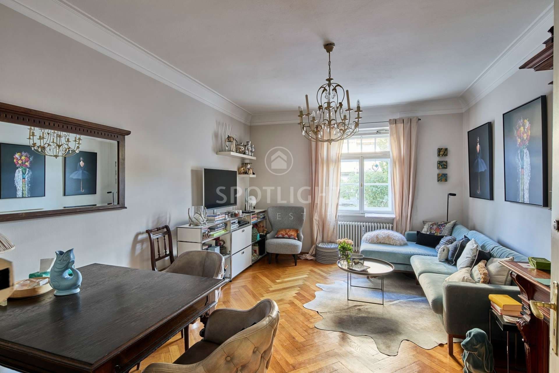 3 Zi. Wohnung am Rotkreuzplatz im stilvollen Altbau
