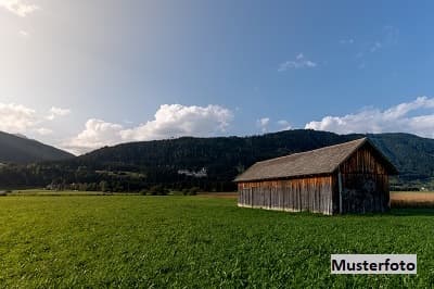 Garagengrundstück mit Scheune und Garten