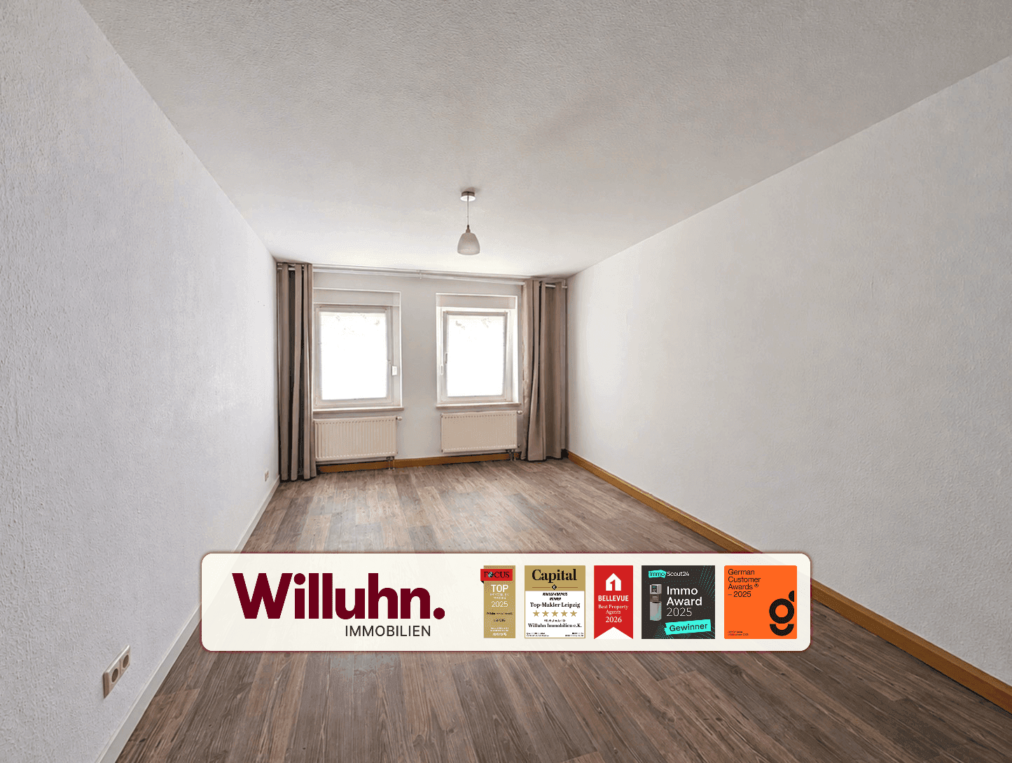 Geräumige 2RW mit separater Küche & EBK - Stellplatz & Keller - Hervorragende Lage