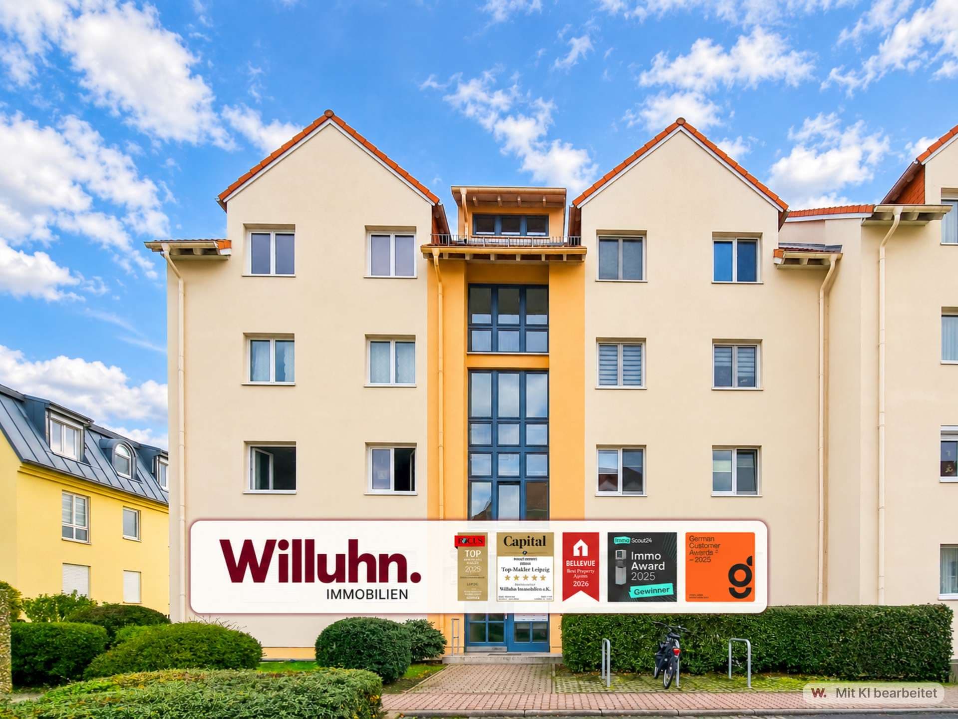 Vermietete 2-Zimmer-Maisonettewohnung mit Südbalkon und PKW-Stellplatz