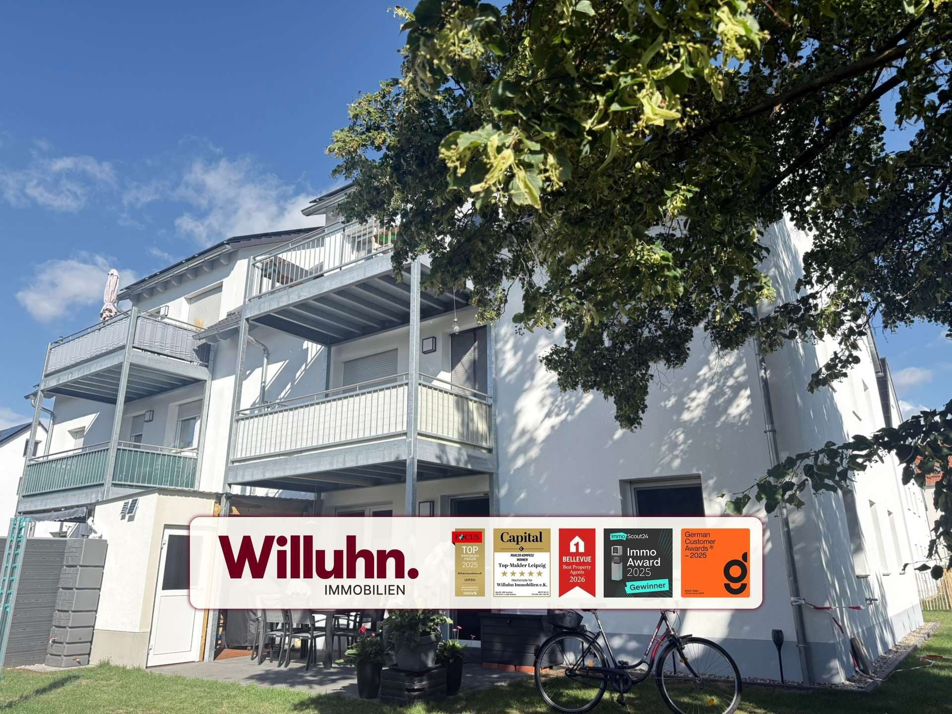 Zum 01.12.! Wohnen wie im Haus! Mit Tageslichtbad, Balkon und Stellplatz | Luft-Wärme-Pumpe
