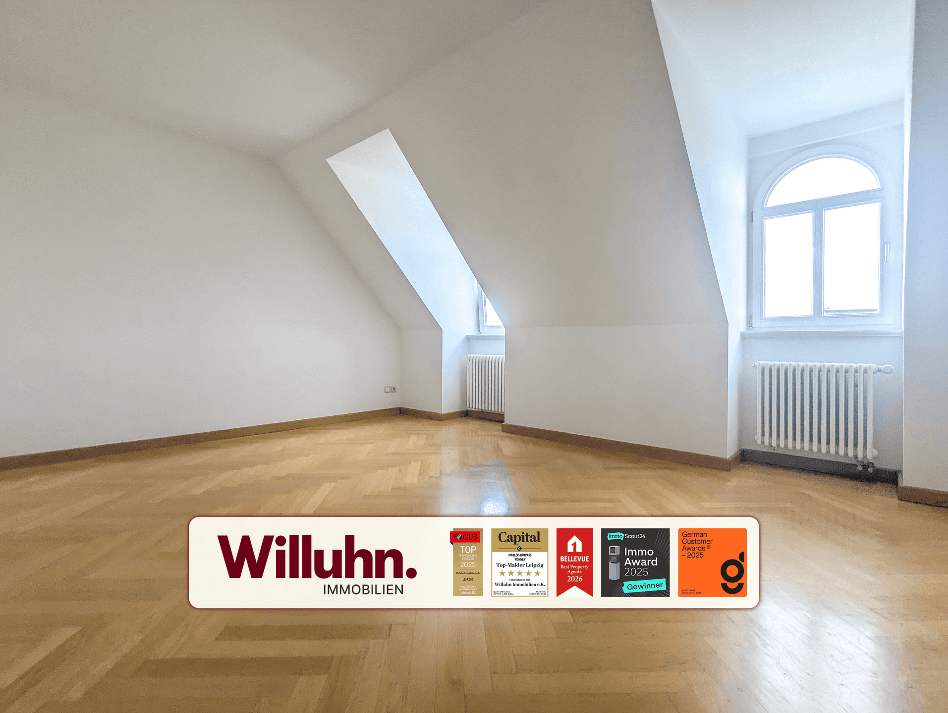 Altbauwohnung im Waldstraßenviertel: Parkett - hohe Stuckdecken - zwei Bäder - Keller - Innenhof