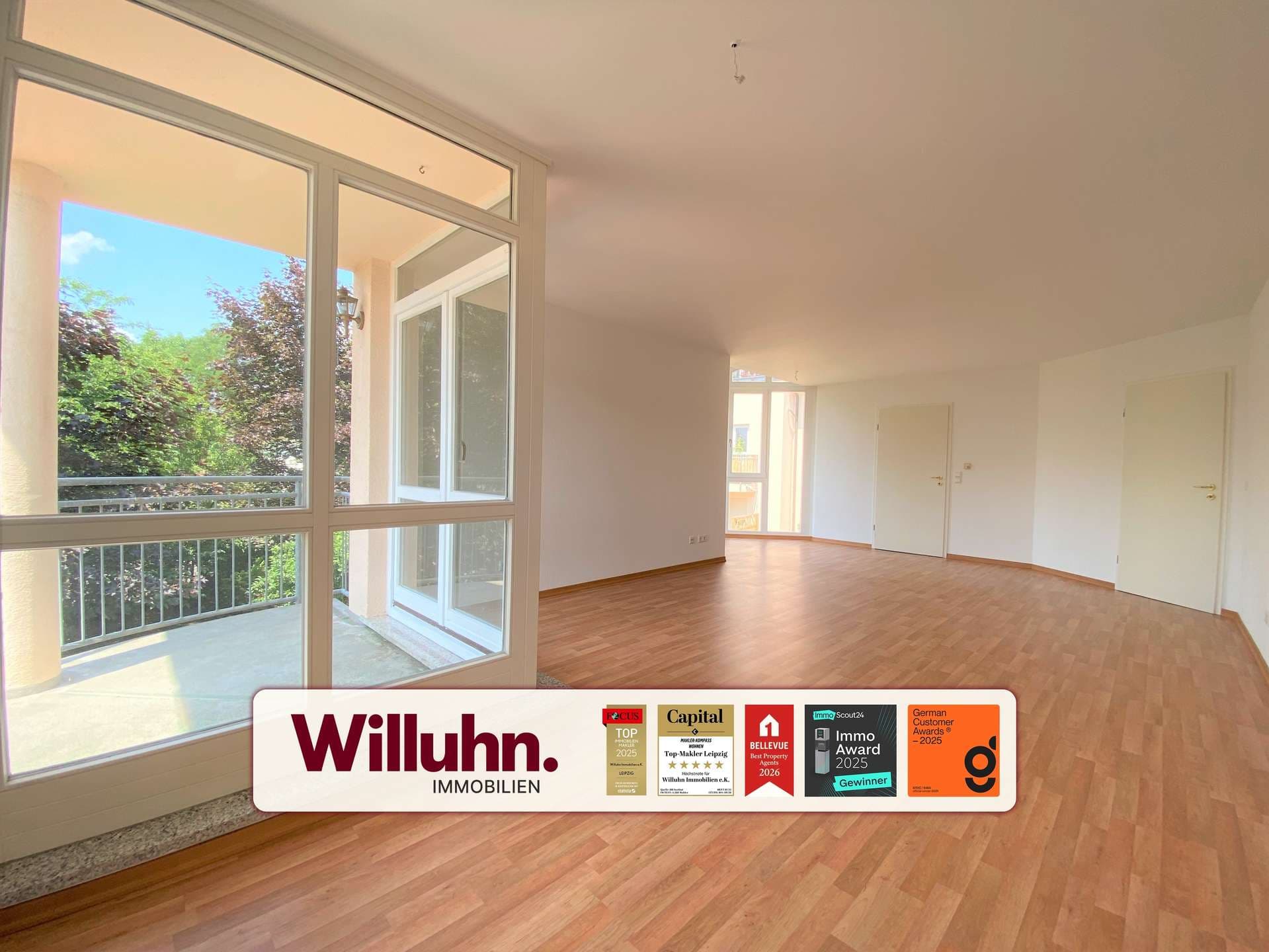 Nah am Auensee | Balkon | TG-Stellplatz | Fußbodenheizung
