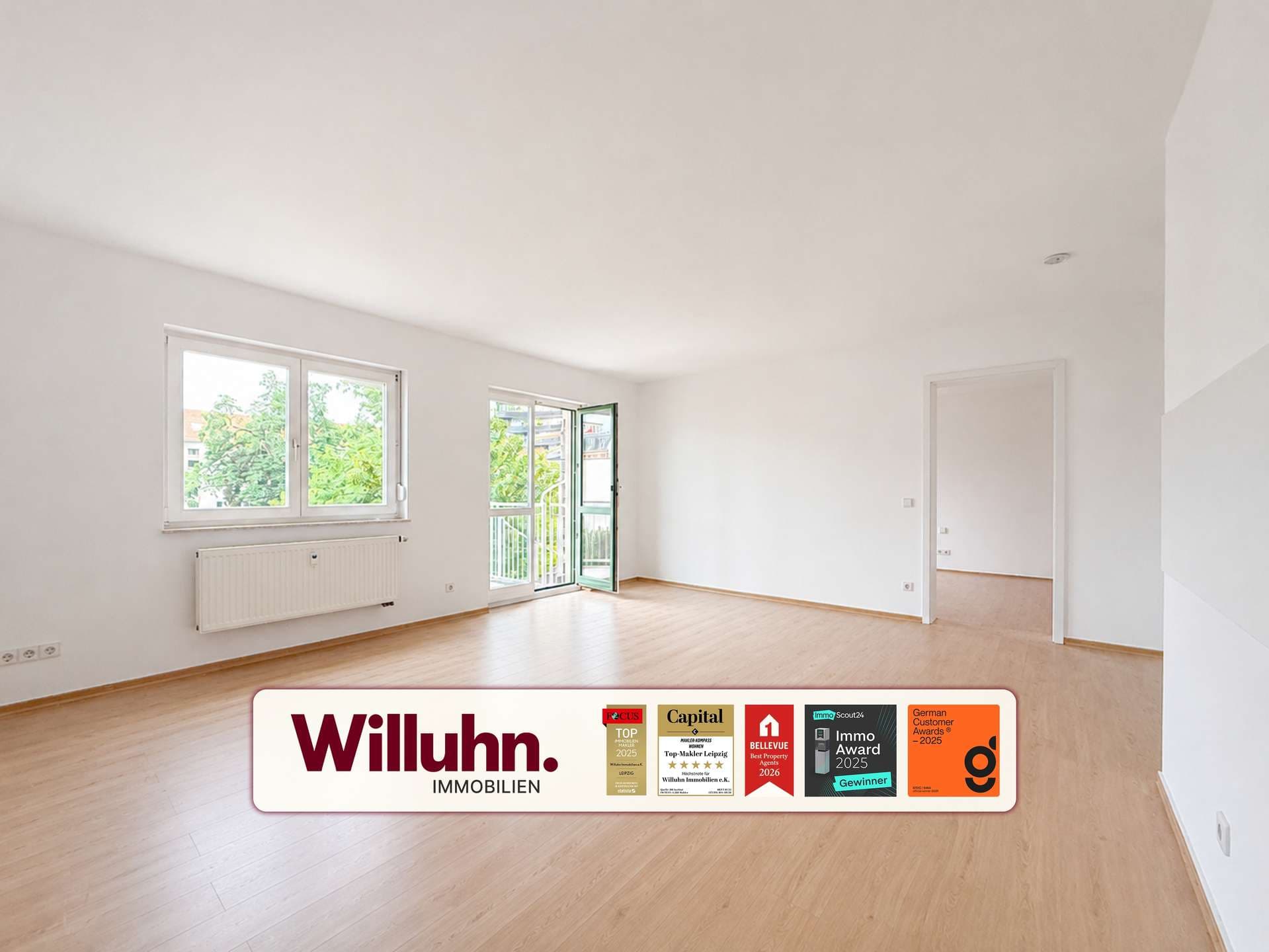 Sofort einziehen! | Zentrumsnah | Balkon | Tiefgaragenstellplatz | Aufzug