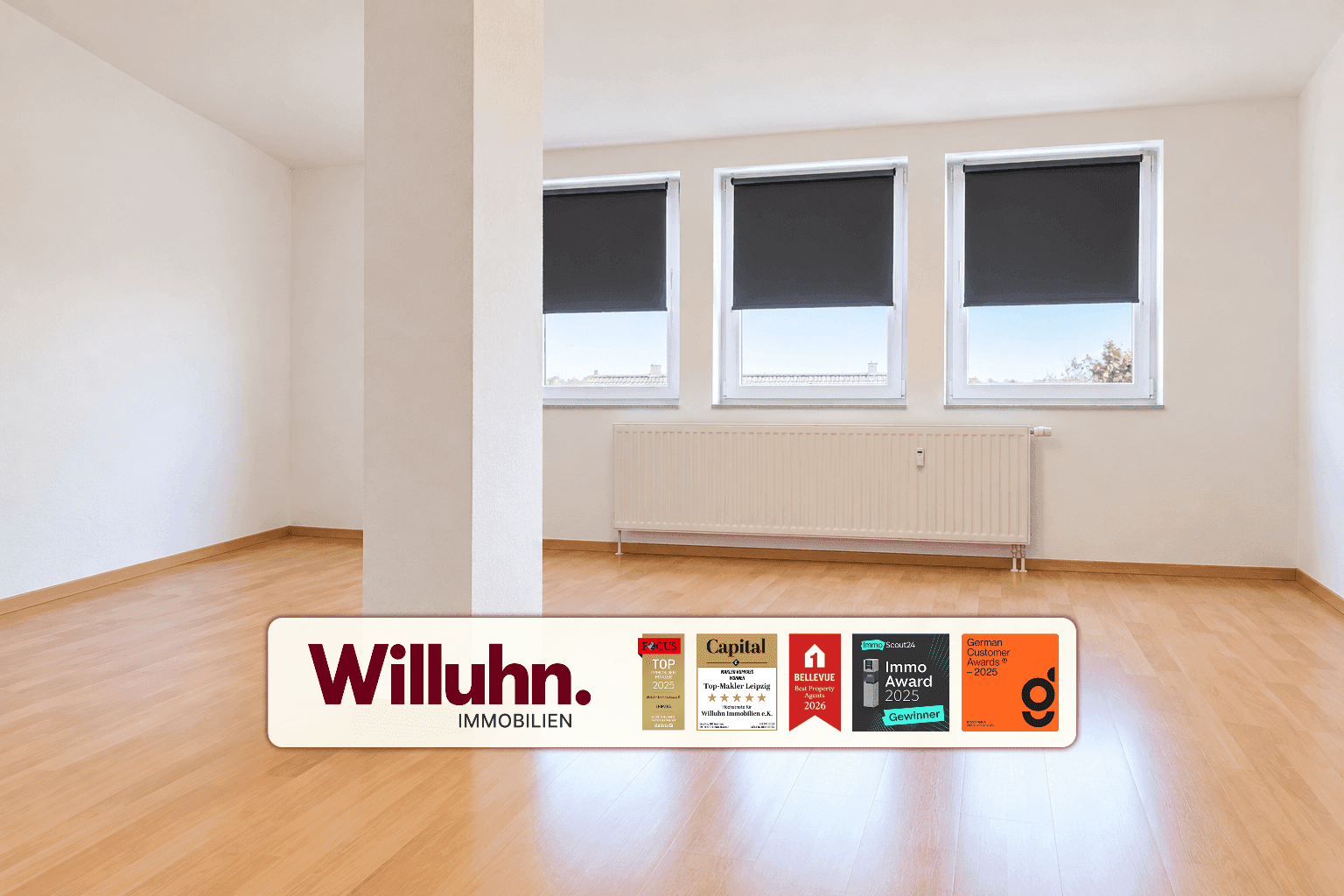 Ab sofort verfügbar: Wunderschöne Altbauwohnung | EBK, Tageslichtbad+Gäste-WC