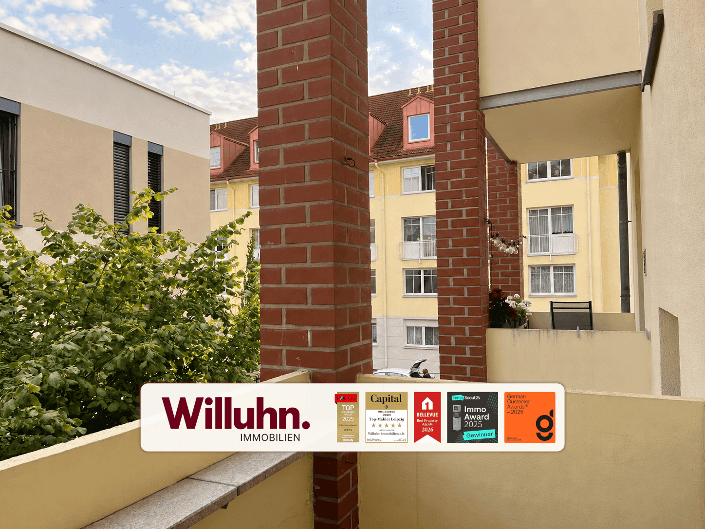 Charmante 3-Raum-Wohnung mit Balkon in zentraler Lage von Leipzig-Altlindenau