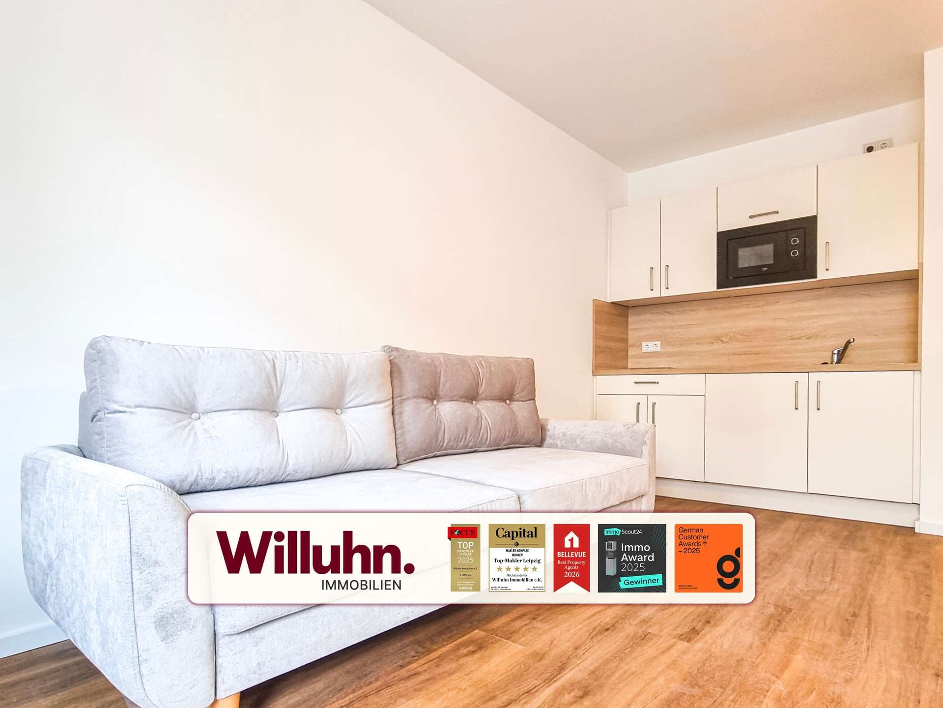 sofort vermietbar I Neubau I Einbauküche I Balkon I Teilmöbliert