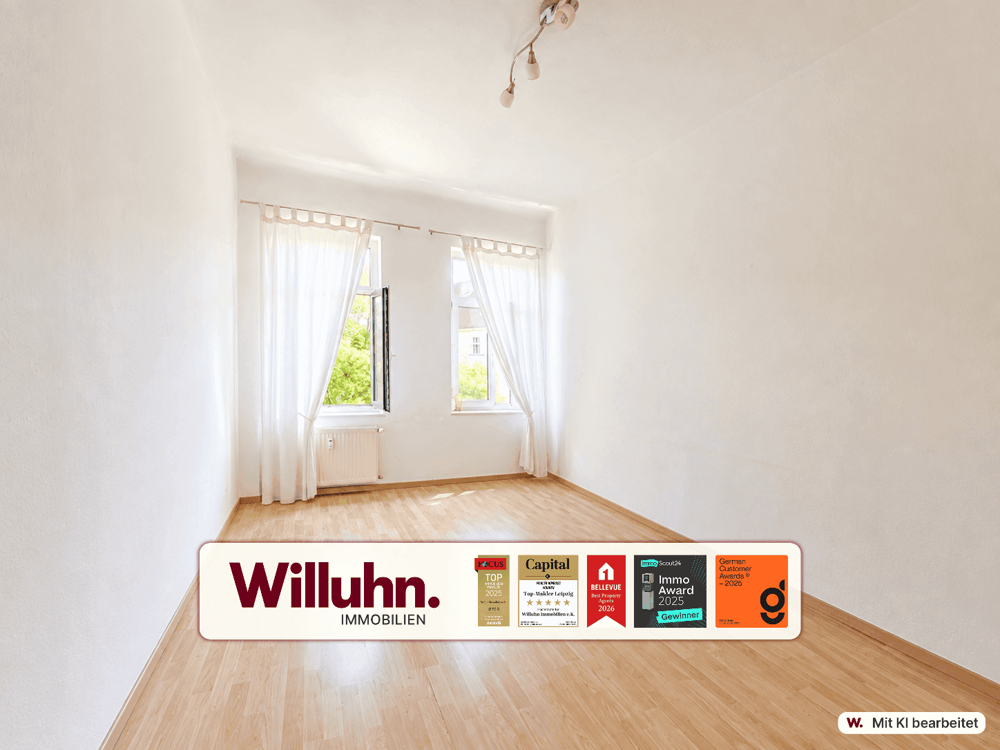 Solide vermietete 2-Raum-Wohnung mit modernem Bad in Anger-Crottendorf