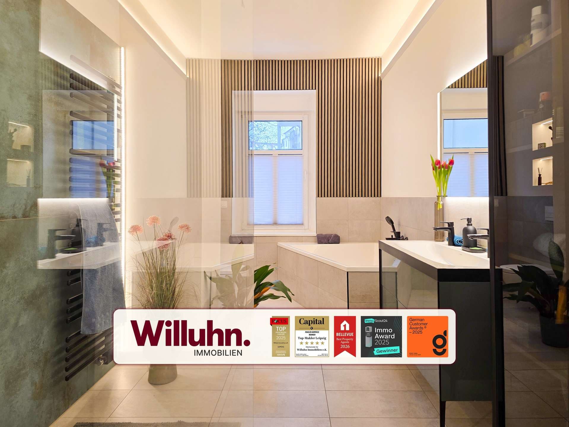 Design-Altbau mit Smart Home | Bezugsfrei | Balkon | Luxusbad | 4-Zimmer-Potenzial