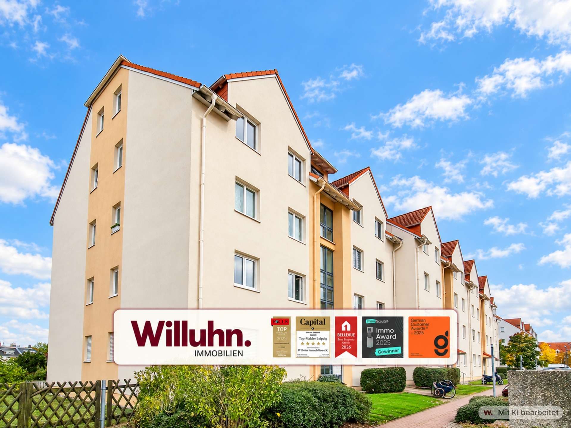 Vermietete 2-Zimmer-Maisonettewohnung mit Südbalkon und PKW-Stellplatz