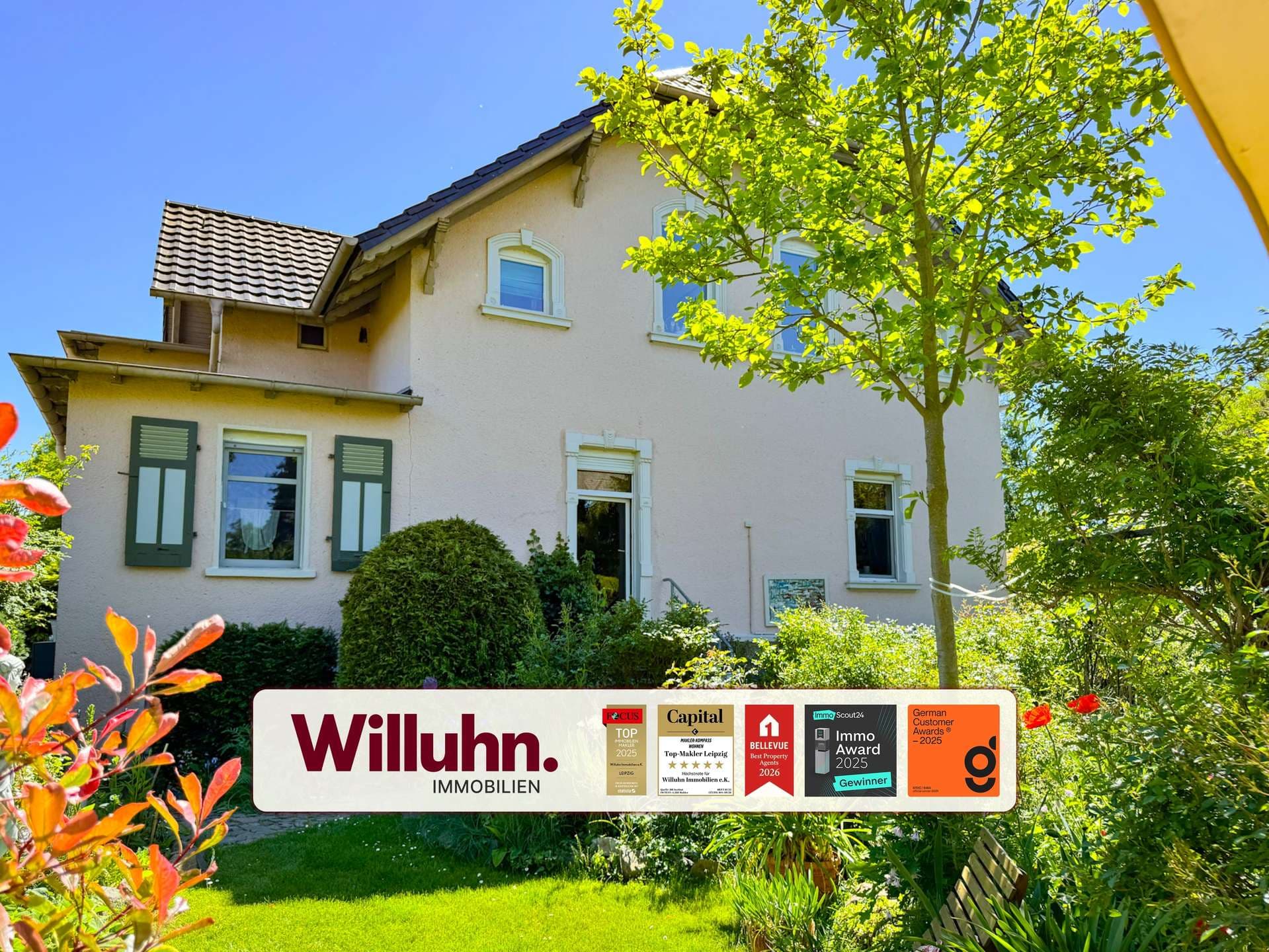 Charmante Stadtvilla für 1-2 Familien in ruhiger Lage | 2 Bäder | Sauna | Heizung aus 2023 | Garage