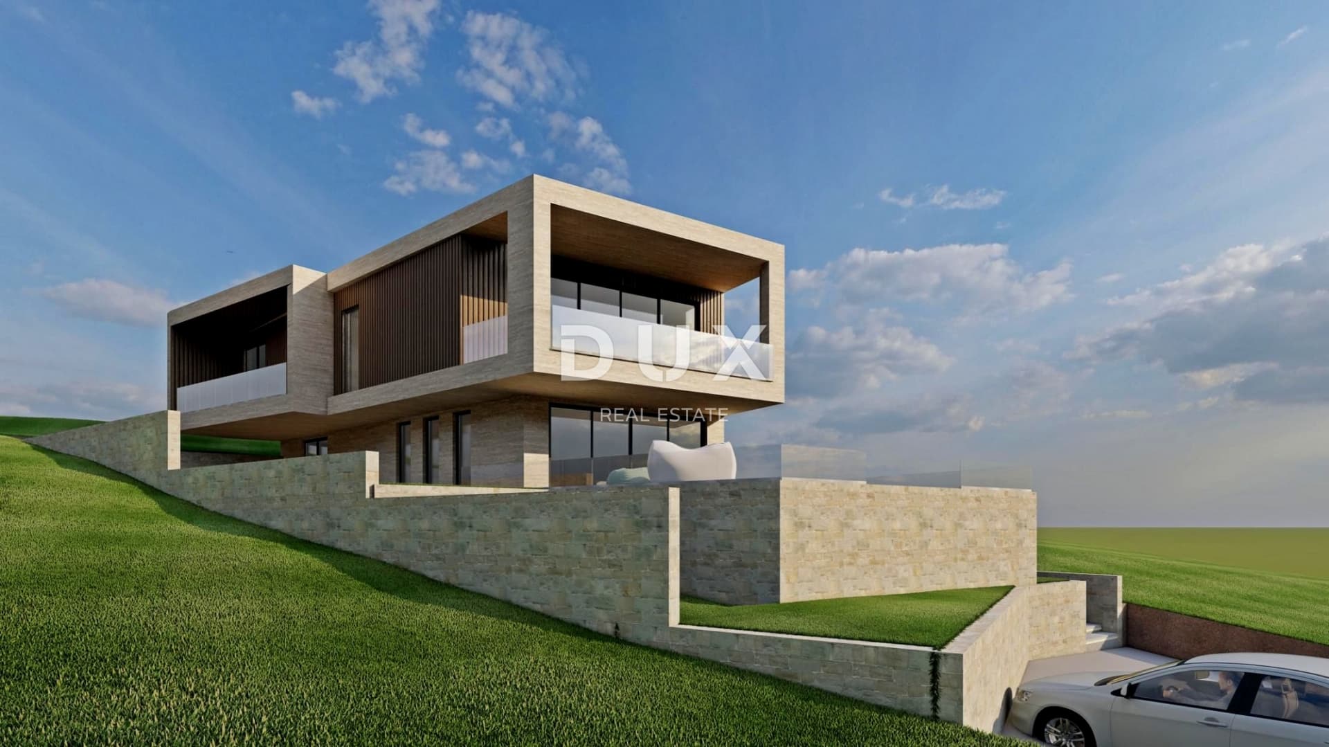 Istrien, Rabac, Grundstück, 996 m², Masterplan, Meerblick