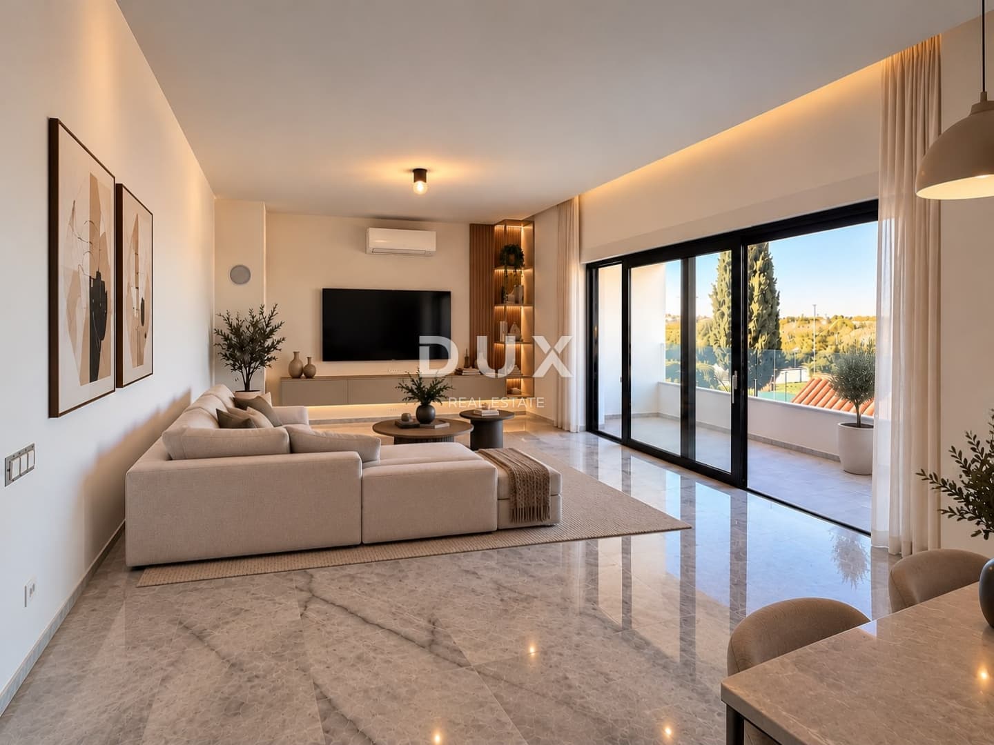 Fažana, Valbandon, Sechs-Zimmer-Wohnung, 138,81 m², Loggia, Galerie