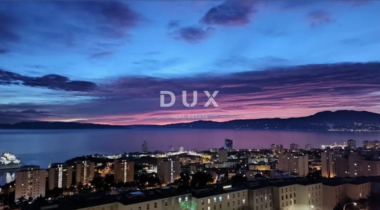 Rijeka, Gornja Vežica, Apartment mit zwei Schlafzimmern, 61 m2, Loggia, Panoramablick auf das Meer