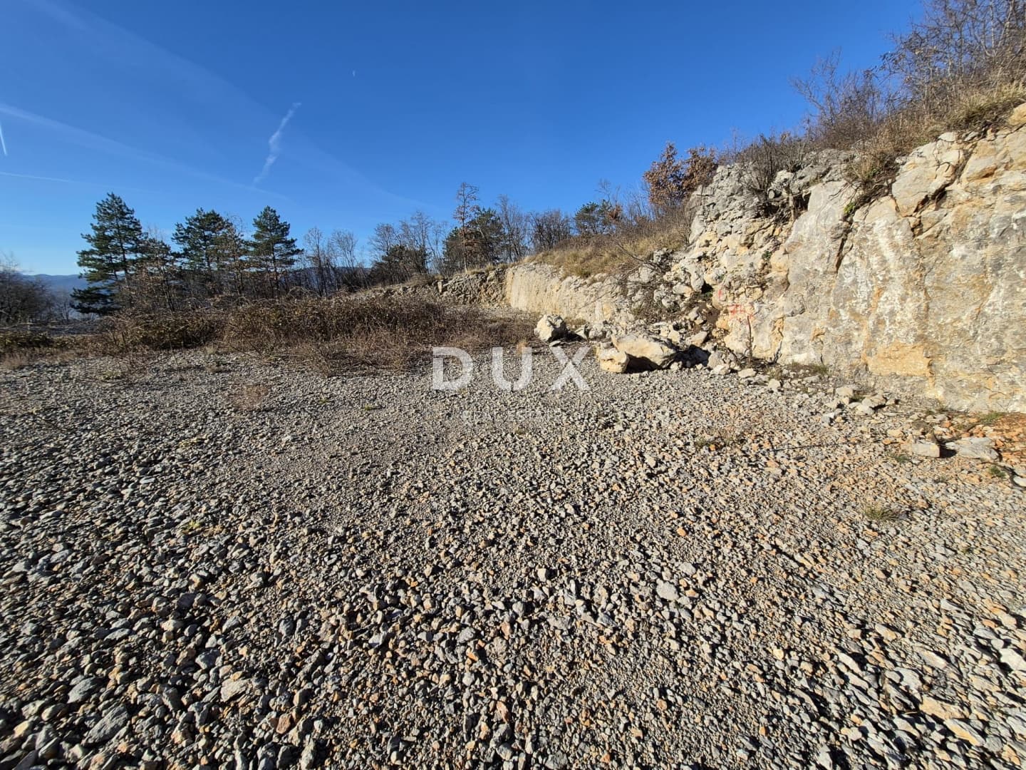 Klana, Škalnica, Baugrundstück 2101 m², Meerblick