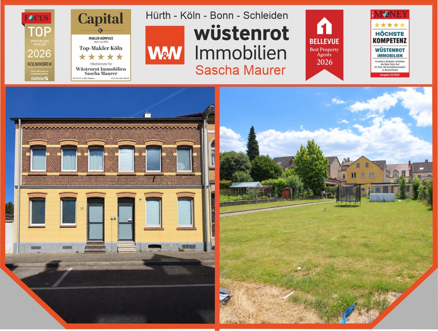 Wohnportfolio mit Entwicklungspotenzial: 2 vermietete MFH + genehmigtes Neubauprojekt
