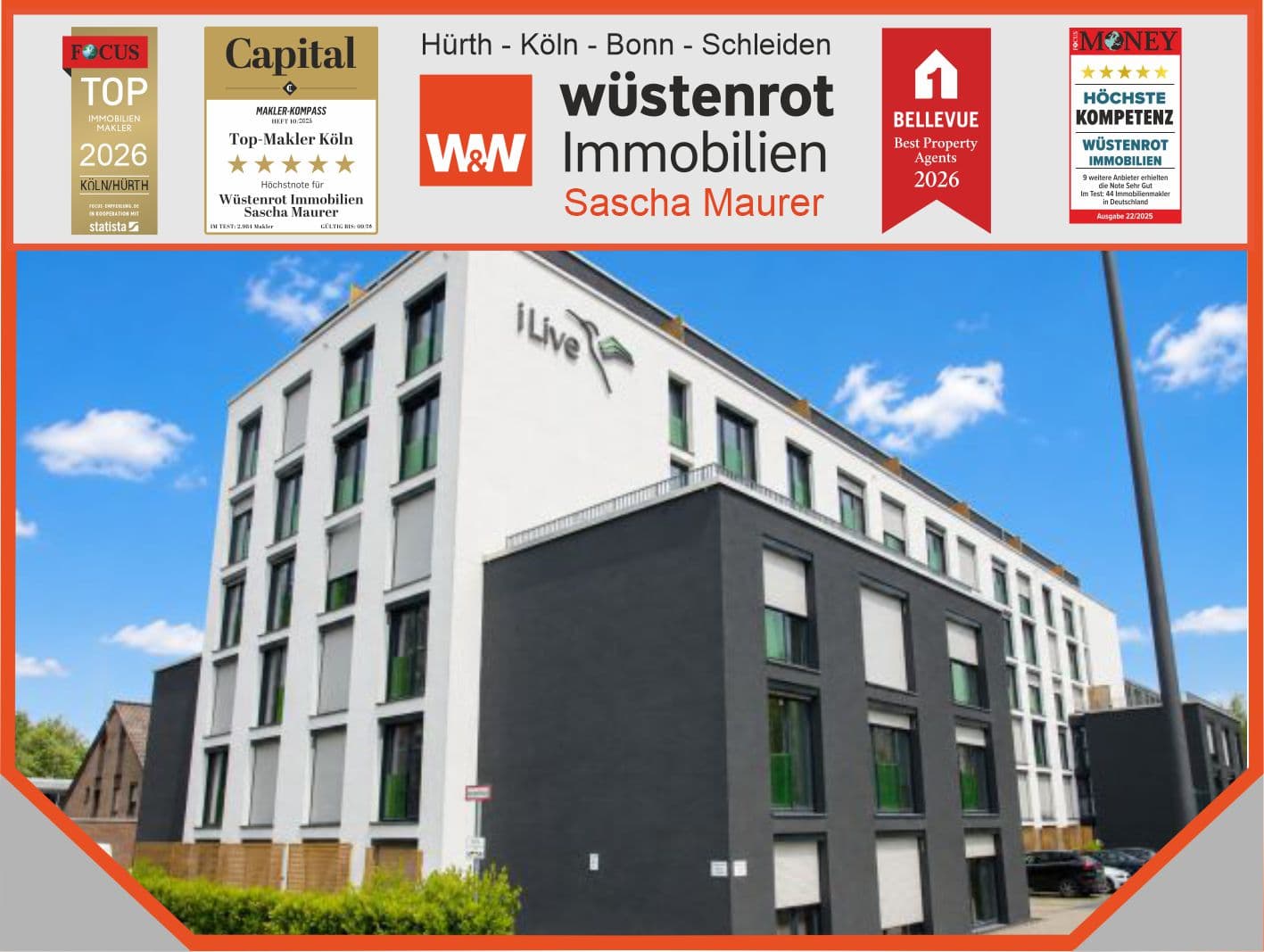 Mit 3D: Investitionschance Aachen: Vollmöbliertes Studenten-Apartment als Kapitalanlage