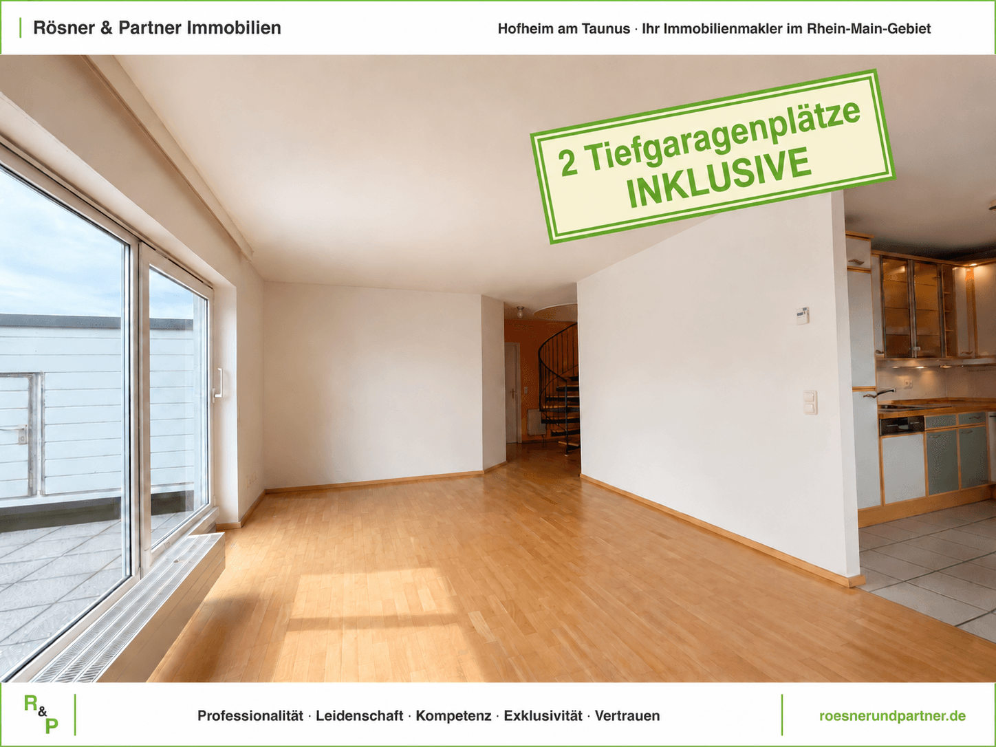 *Schöne 4-Zi.-Mais.-Whg. inkl. 2 TG-Plätze - Dachterrasse-Fernblick*