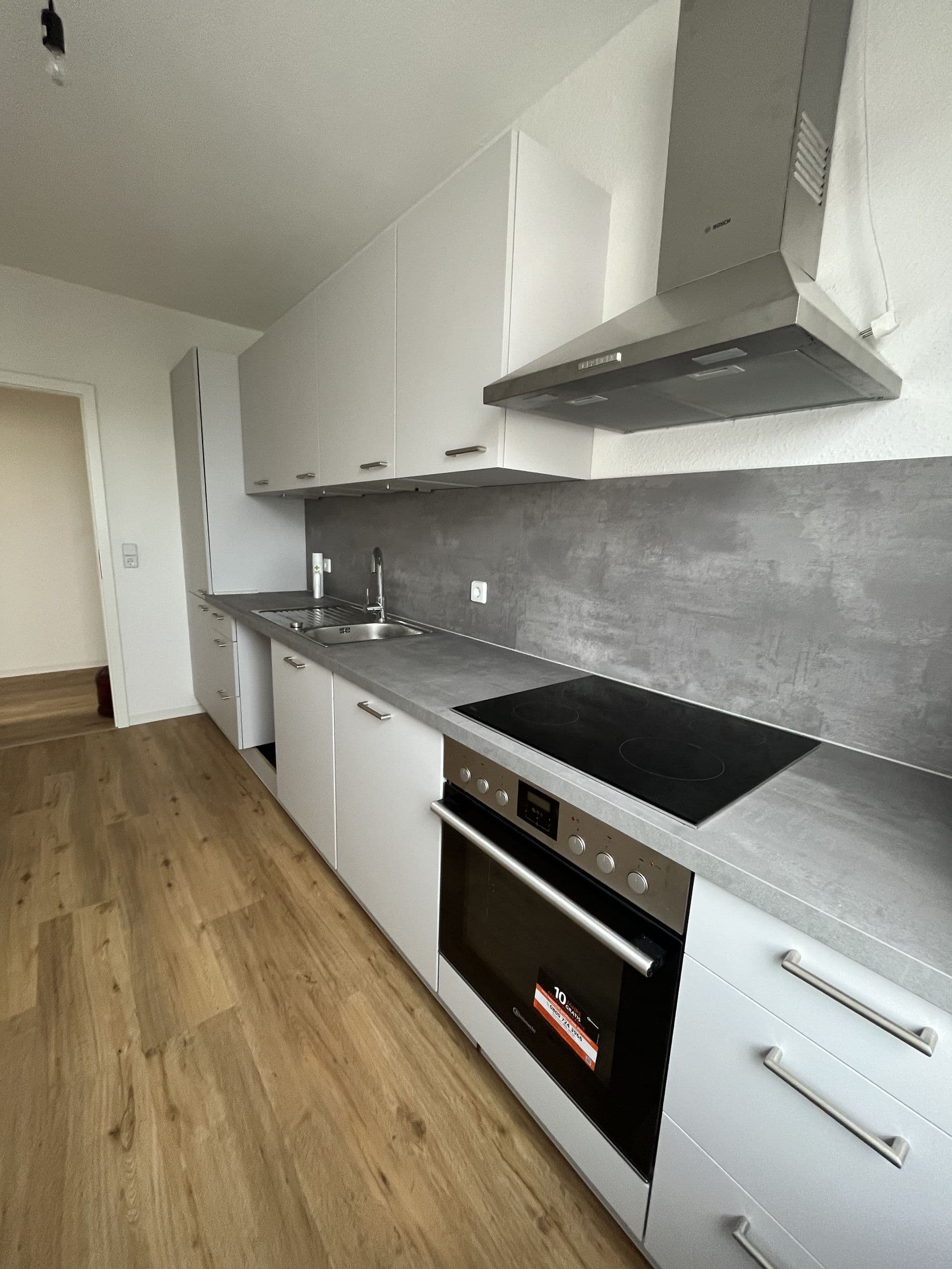 2- Raumwohnung mit Balkon und Einbauküche