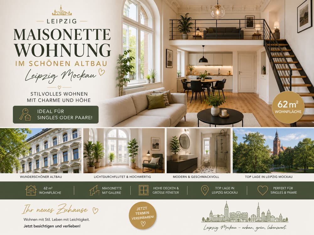 Ruhige Maisonettwohnung im Dachgeschoss sucht neuen Eigentümer
