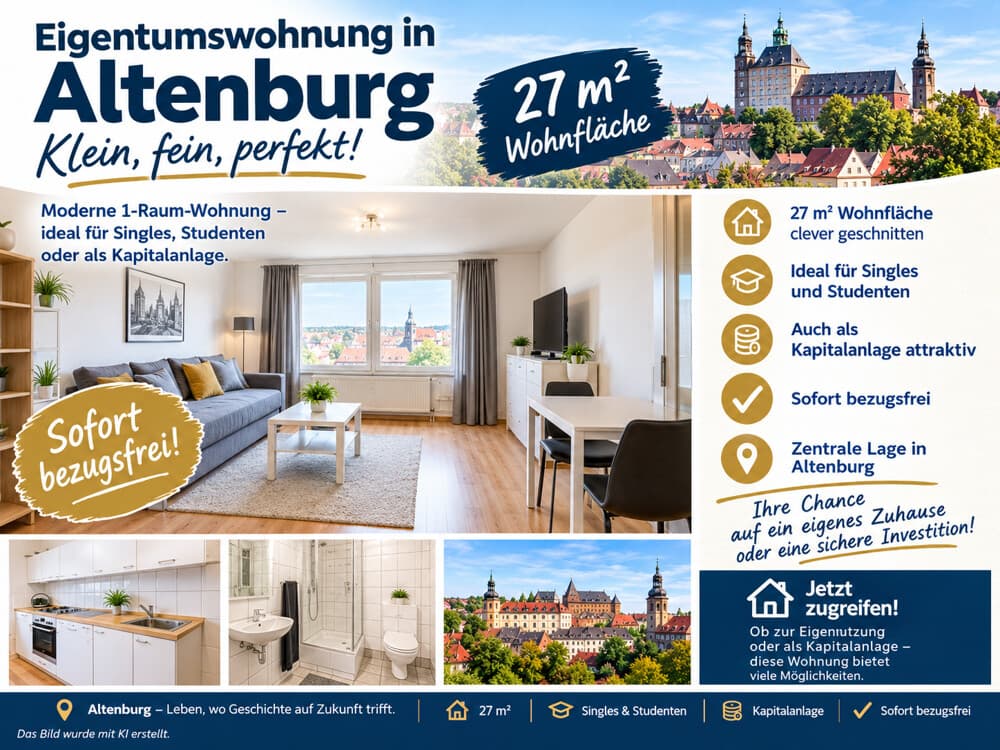Singlewohnung im Herzen von Altenburg