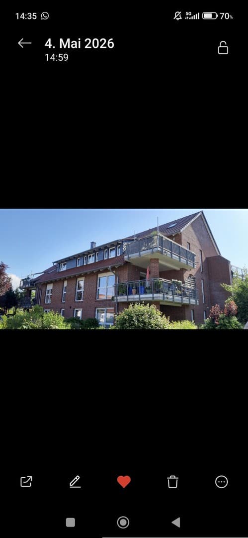 Wunderschöne Dachgeschoßwohnung mit ca. 81,00m² in Wunstorf / Luthe zum Verkauf