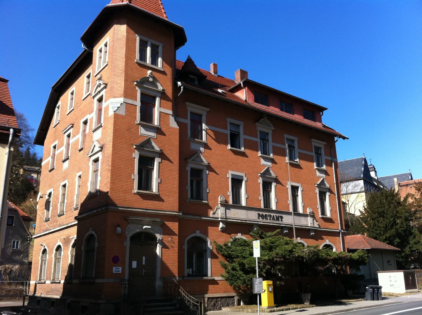 Tharandt b. Dresden - ehem. Kaiserl.Postamt san. AB - 6 Zi.-Etagenwohng., 2 Bäder, 2. OG